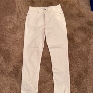 LOFT Women's White Skinny Jeans